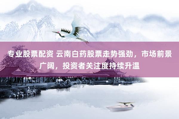 专业股票配资 云南白药股票走势强劲，市场前景广阔，投资者关注度持续升温