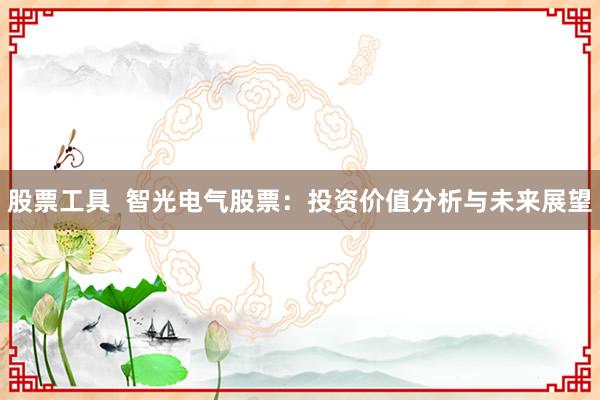 股票工具  智光电气股票：投资价值分析与未来展望