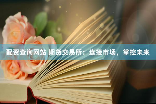 配资查询网站 期货交易所：连接市场，掌控未来